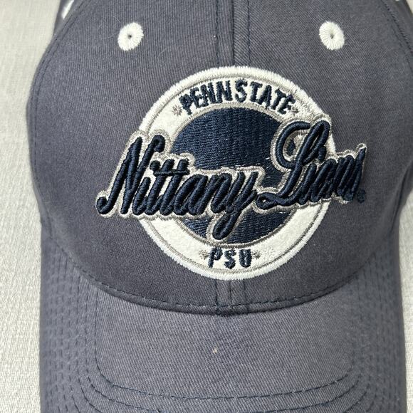 Penn State Nittany Lions Hat Navy Blue Starter Adjustable Strapback Cap - Picture 7 of 9
